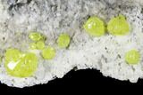 Sulfur Crystals on Matrix - Steamboat Springs, Nevada #174213-1